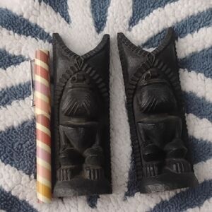 Artisan Black Tribal Bookends